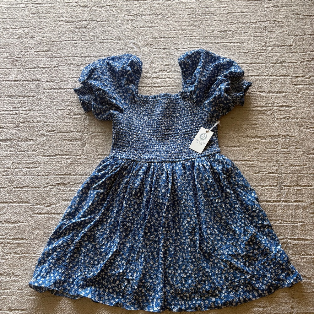 Blue ditsy floral mini dress never been worn